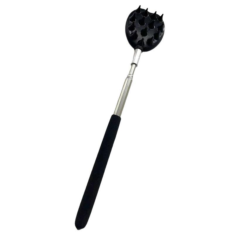 Itchy Scratch Retractable Back Gripper Double-Sided with 3 Detachable Gripper Heads Metal Claw/Rake for Hard-to-Reach Areas
