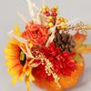 Artificial Pumpkin Flower Floral Arrangement Autumn Photo Props Fake Pumpkins Model for Kitchen Home Bedroom Party Thanksgiving