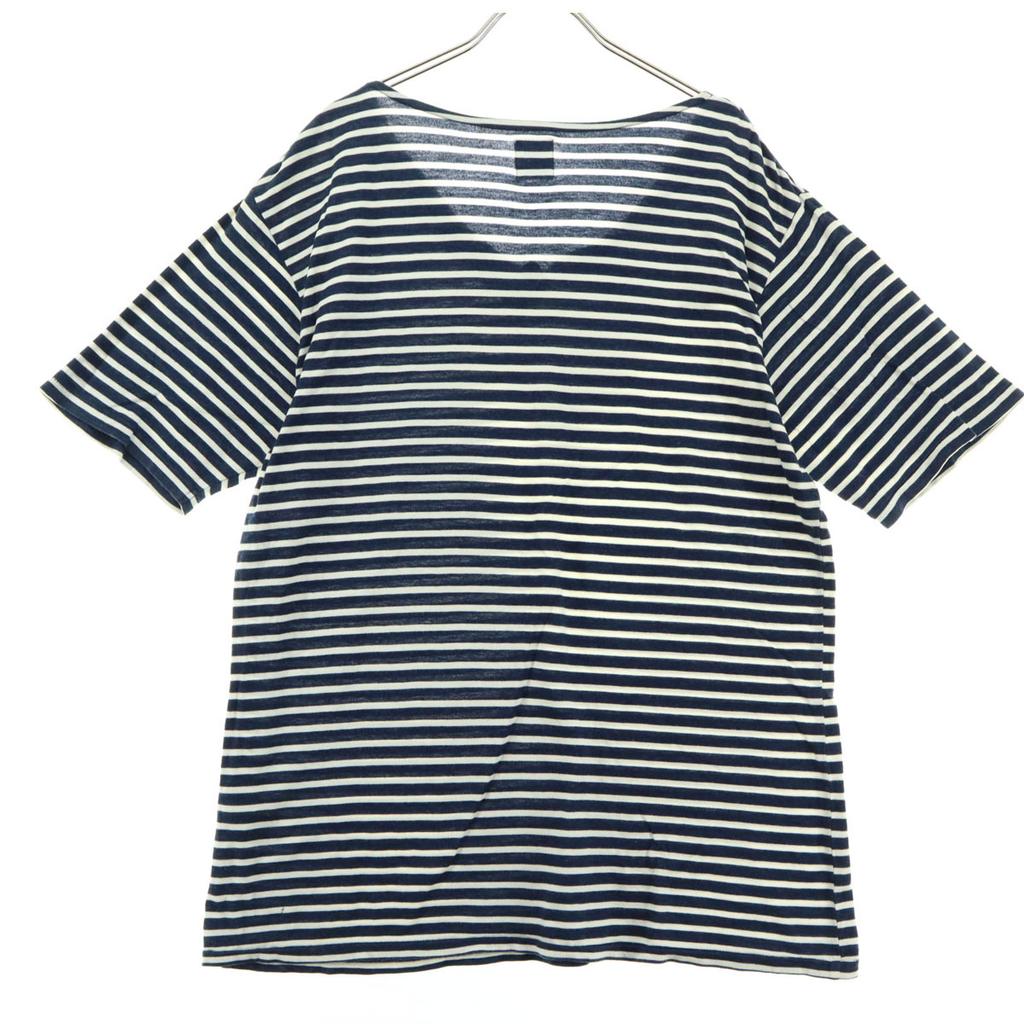 Beauty Products R.NEWBOLD Border Pattern Short Sleeve V Neck T-shirt XL Men's Used