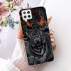 For Samsung Galaxy A22 A22s A12 F12 M12 F42 Phone Case Chinese Dragon Cute Cat Cartoon Pattern Casing Soft Clear Silicone Cover