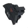 Hazard Warning Light Button Switch Black Replacement 1519127 Repairing Accessory Easily Install