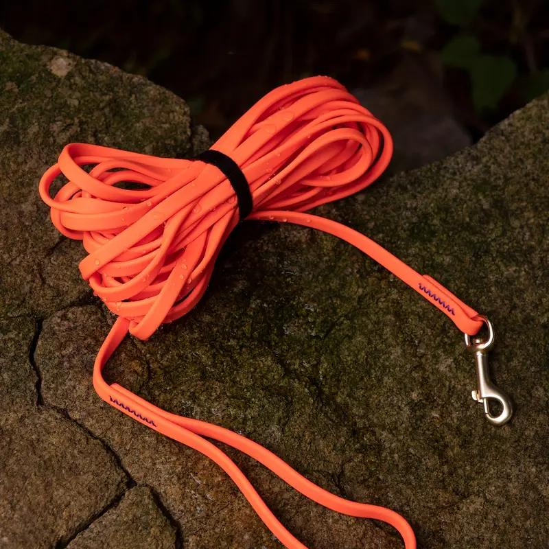 Dog Leash 5ft, 10ft, 20ft, 30ft PVC Recall Waterproof Dog Leash Beach Swimming Training Dogs Lead for Pet, Medium and Large Dogs