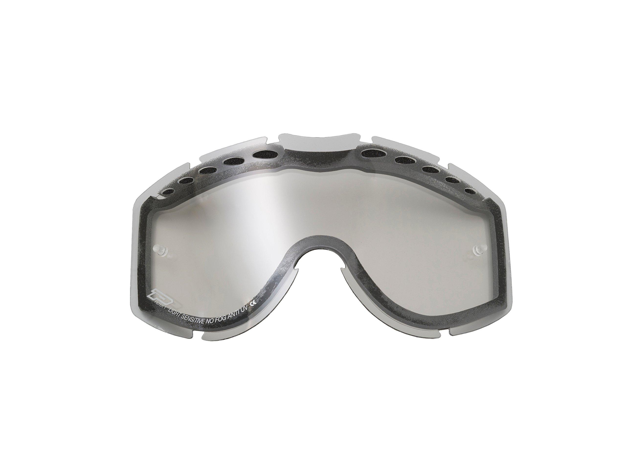 

Daytona PROGRIP Goggle Clear PGS3235 90858 Lenses, (Double/Light Sensitive),