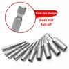 80mm Length Deepen Power Nut Driver Drill Bit Set 5.5-19MM Impact Socket Adapter For Power Tools 6.35MM Hex