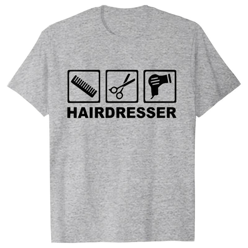 Tricou Barber Weapons Mwn Mânecă Scurtă Topuri Gât O Bătăile Inimii Frizerului Tricou Oversized Îmbrăcăminte Bărbați Topuri Foarfece