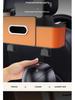 Multifunctional Car Seat Back Organizer with Tissue Box and Cup Holder Hooks