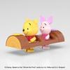 Aoshima Bunka Kyozai Rakupla Tocotoko No. DP-15 Winnie the Pooh Pooh & Piglet Pre-Colored Plastic Model