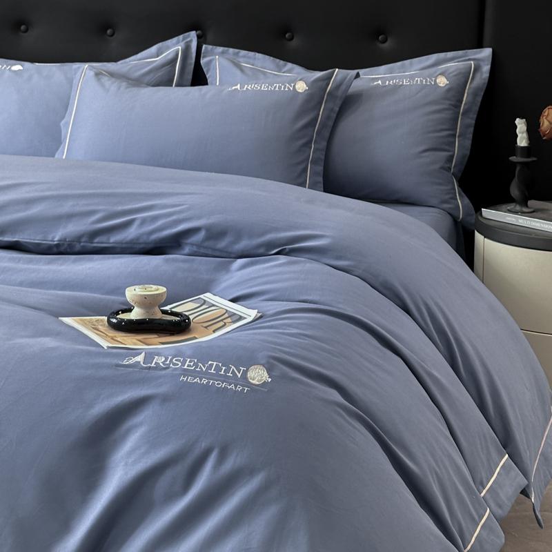 A-Class All Cotton Long Staple Cotton Thickened Brushed Four-Piece Set