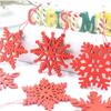 6pcs Christmas Wooden Pendants Ornaments For Xmas Tree Ornaments Christmas Party Decorations Kids