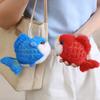 15-42Cm Cartoon Goldfish Plush Doll Pillow Red Blue Purple Yellow Fish Animal Stuffed Toy Home Decor Bag Pendant Gift For Girls