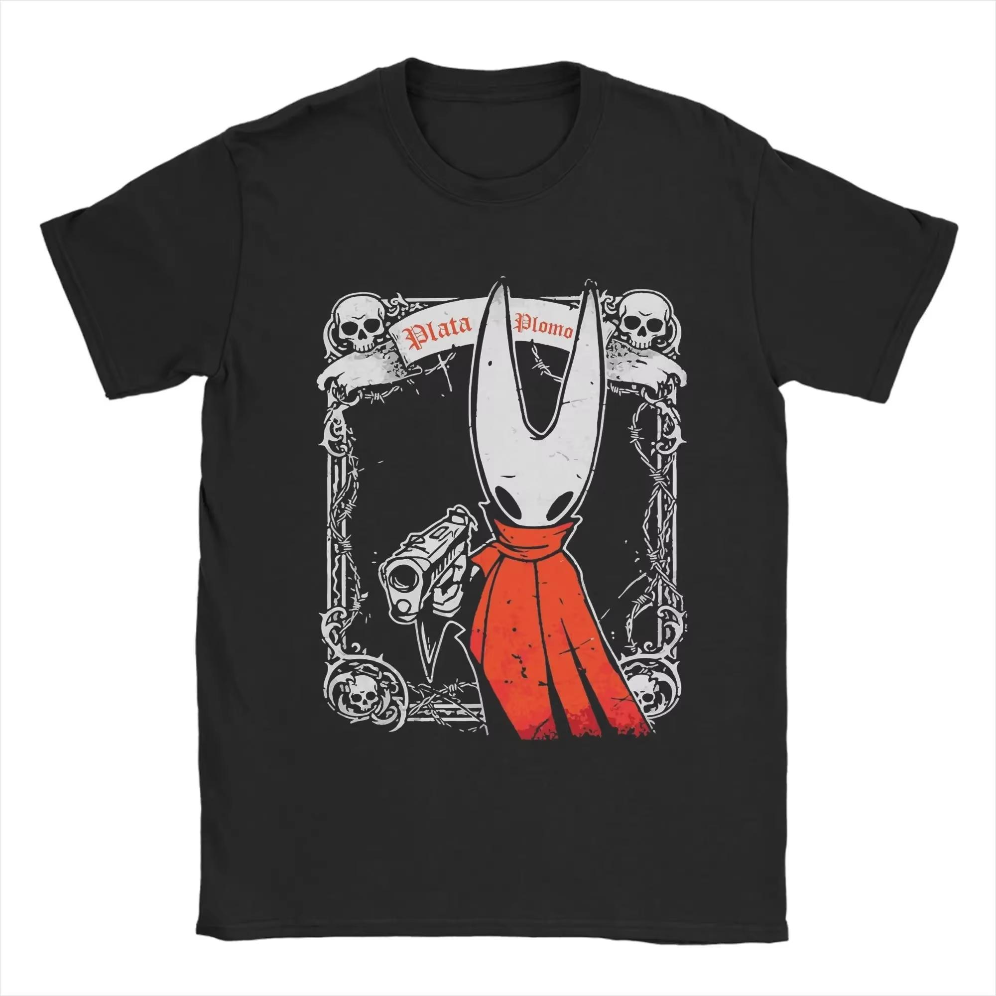 2026Unisexs Silver Hornet or Lead Silksong Hollow Knight T Shirt Cotton Clothing Vintage Tee Shirt Birthday Present TShirt M