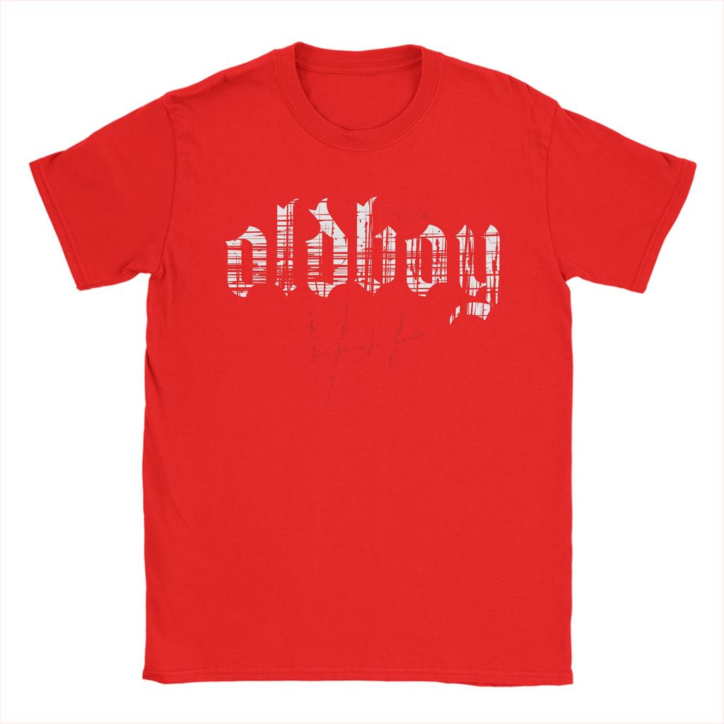 Oldboy Film T-Shirt Unisex 100% Baumwolle Lustige T-Shirts Rundhals T-Shirts Kurzarm Tops 6XL