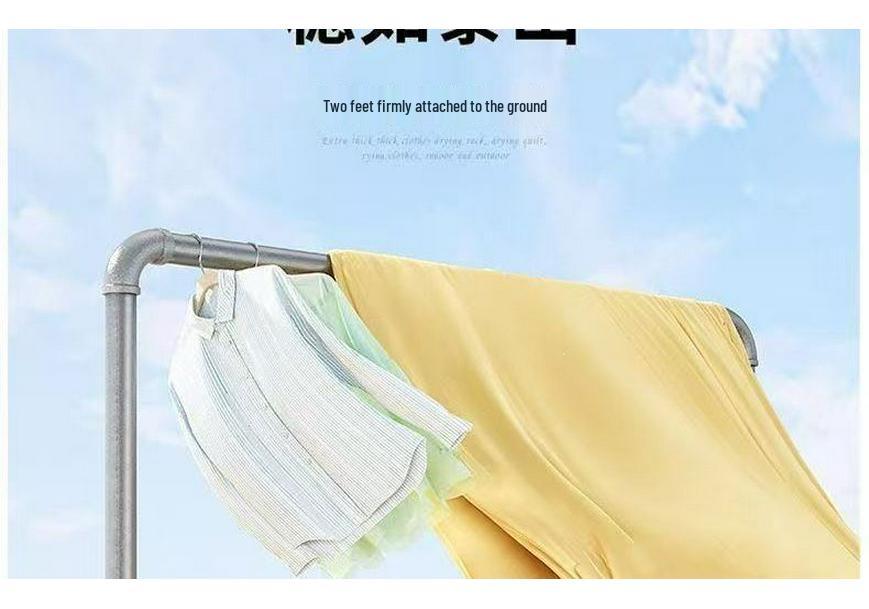 Stainless Steel Floor-Standing Drying Rack for Clothes