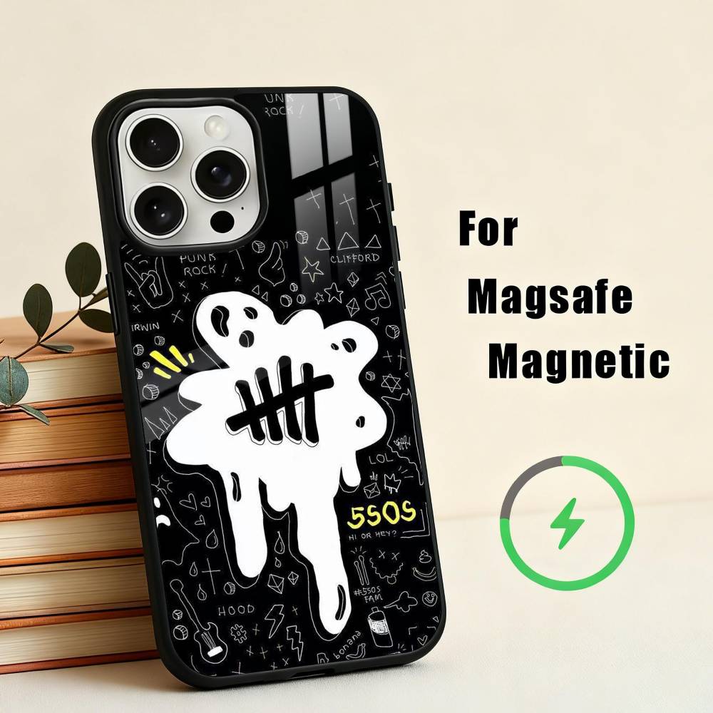 5 S-Seconds of S-Summers 5SOS  Phone Case For iPhone17,16,15,14,13,12,11 Plus,Pro Max Magnetic For Magsafe Wireless Charging