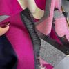 New Geometric Autumn and Winter Thickened Imitation Cashmere Warm Shawl Korean Style Classic Geometric Women's Windproof Scarf
