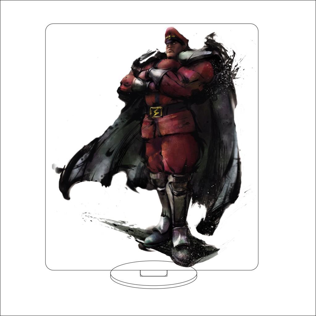 16CM Anime Sutorīto Faitā Figure Stand Model BLANKA/ZANGIEF/DHAISIM/Cammy White Cute Desk Decor Standing Sign Gifts