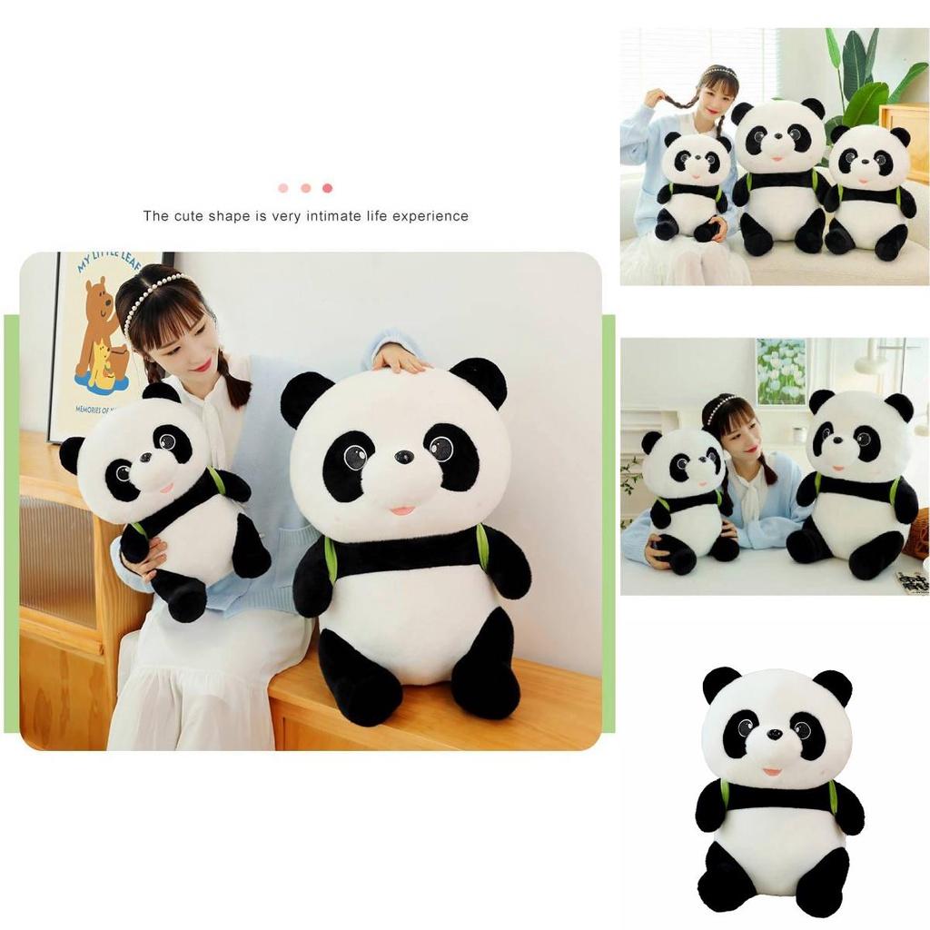 Authentischer Avocado Rucksack Panda Plüschtier Teddybär Kissen Geschenk Großhandel
