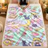 Flannel BlanketSailor Moon Warm Soft Throw Blanket for Indoor Sofa Bed Living Room Use