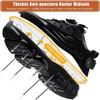 Indestructible Steel Toe Protective Trainer Male Tough Comfy Safety Shoes Slip Resistant Abrasion Resistant Work Shoes