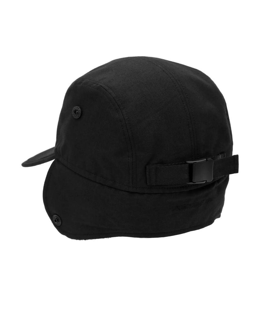 Eondeokeonteulol Winter Thermal Earflap Camp Cap Trapper Hat Earflap Unisex Flat Brim Hat Camp / Original Script / Ear Flap / F Black