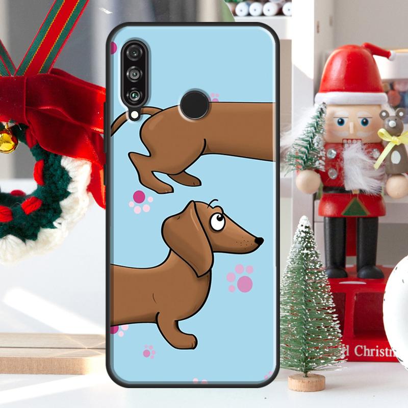Cute Dachshunds For Huawei Nova 7i 8i 11i 12i 12s Y73 Y70 Y90 Y60 Y72 Y61 Y91 9 10 SE P30 Pro P40 Lite Case