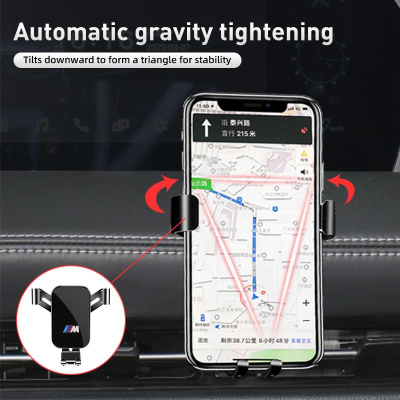2025 Heiß für BMW X1 X3 X5 E39 E60 F10 E87 E70 E90 F30 G30 E53 G01 M3 M4 M5 Auto Handyhalter Auto Lüftungsschlitz Auto Navigation Speziell