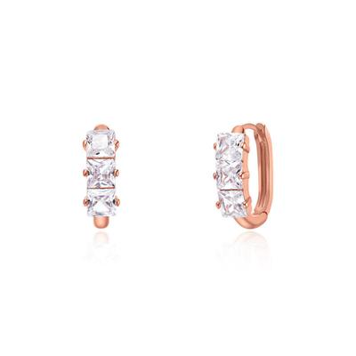 14K Mienne One-Touch Ohrringe