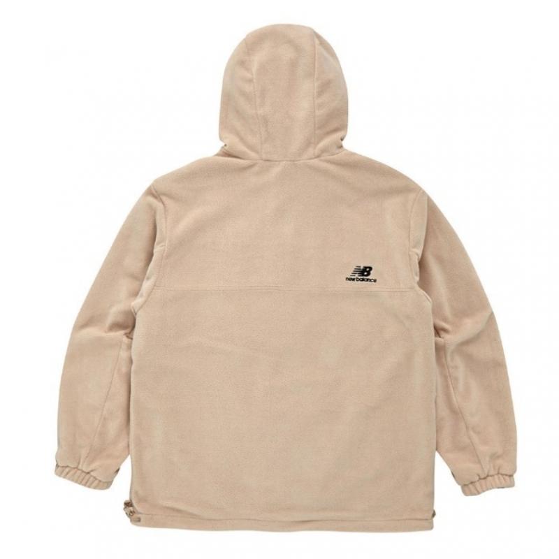 New Balance Parka con Capucha Reversible de Forro Polar Uni