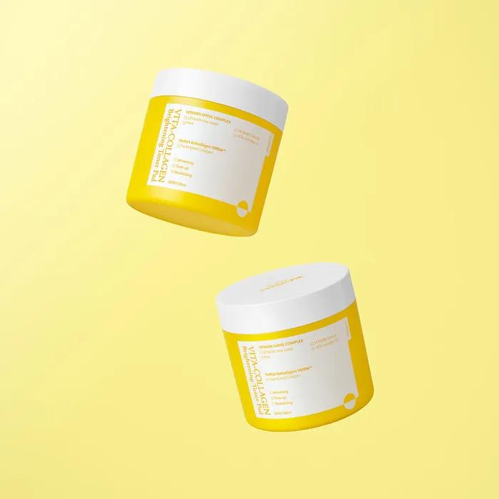 Vita Collagen Brightening Toner Pads 60 Sheets