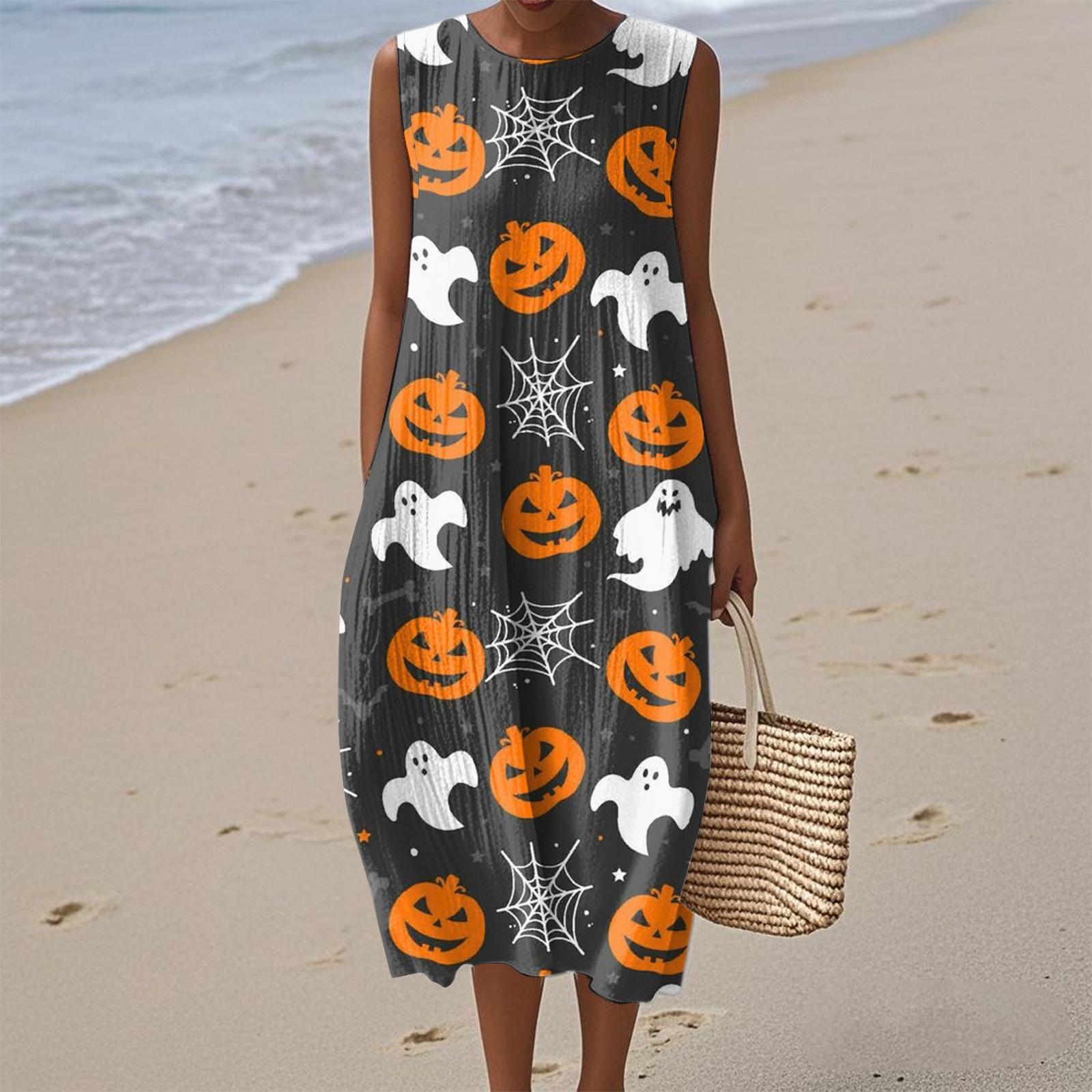 

Женское модное повседневное платье без рукавов с круглым вырезом в стиле ретро в стиле бохо с элегантным темпераментом M