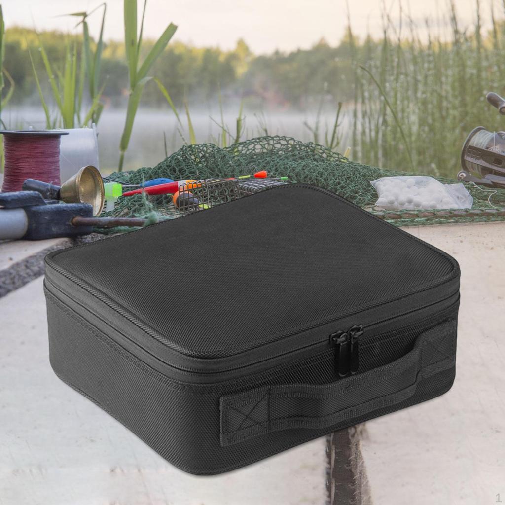 Fishing Tackle Bag Case Portable Heavy Duty Pouch Outdoor Handbag Tool Bags for Hiking Reel
