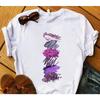 European and American Nail Polish Simple Women's Casual Cute Large Size Short-sleeved T-shirt Women Clothes Tops