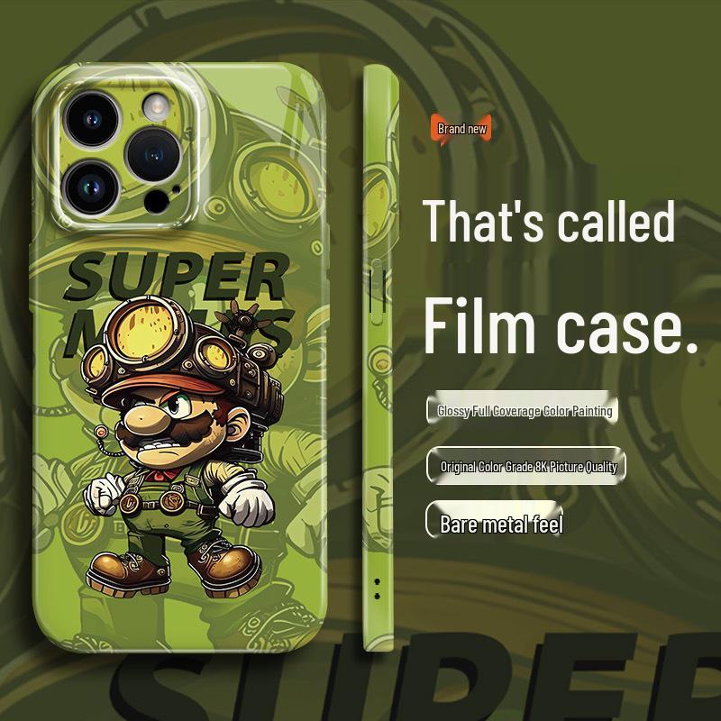 

Green Cartoon Full Coverage Case for iPhone 17/15 Pro Max/16/11/14 iPhone 13