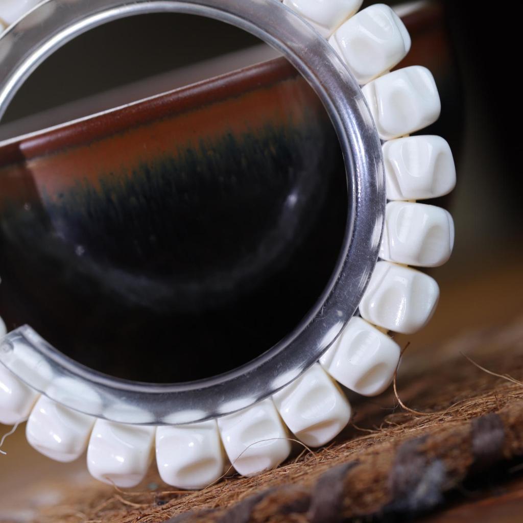 Authentic Antler Carving Wrap-Around Bracelet for Couples