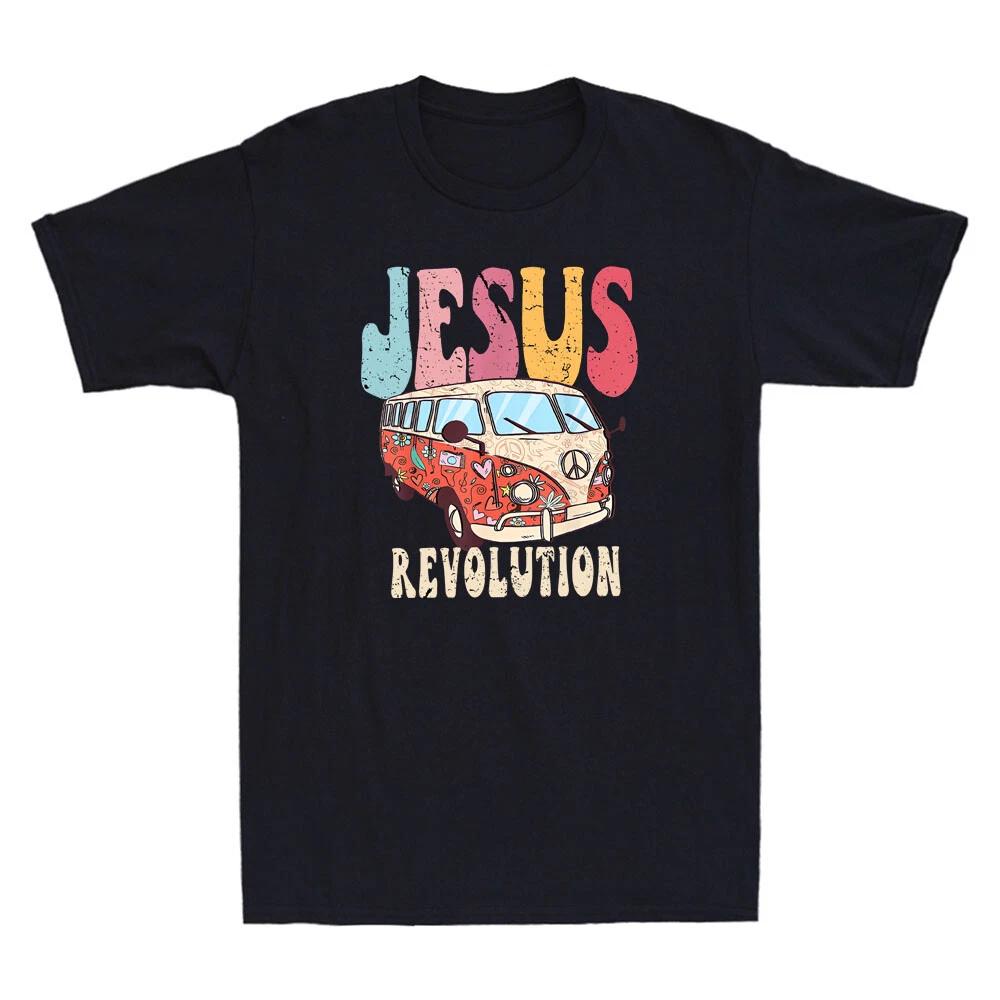 Boho Jesus-Revolution Christian Faith Based Jesus Costume Vintage Men s T-Shirt M