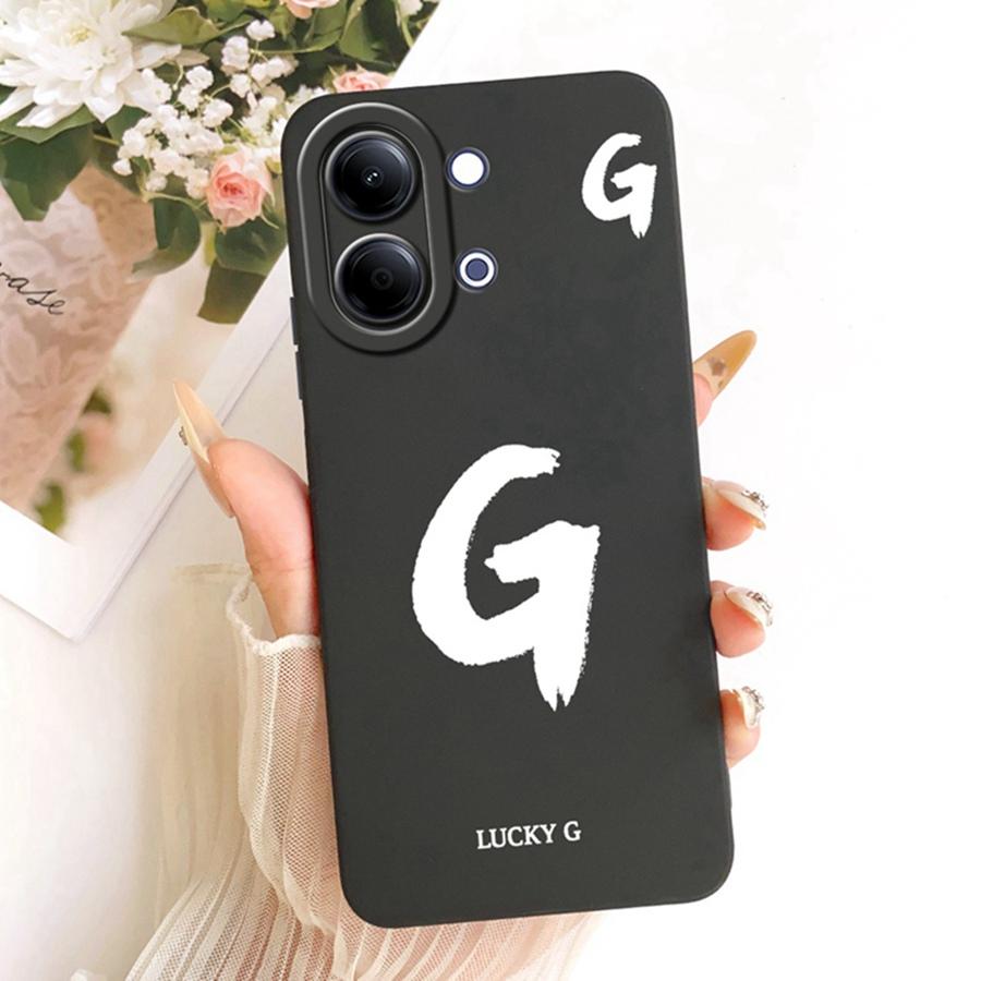 For Vivo Y05 4G Case Y11d Y11 5G Cover Lucky A-Z Letters Soft Silicone Coque Phone Case For Vivo Y21 5G V2553 Cases