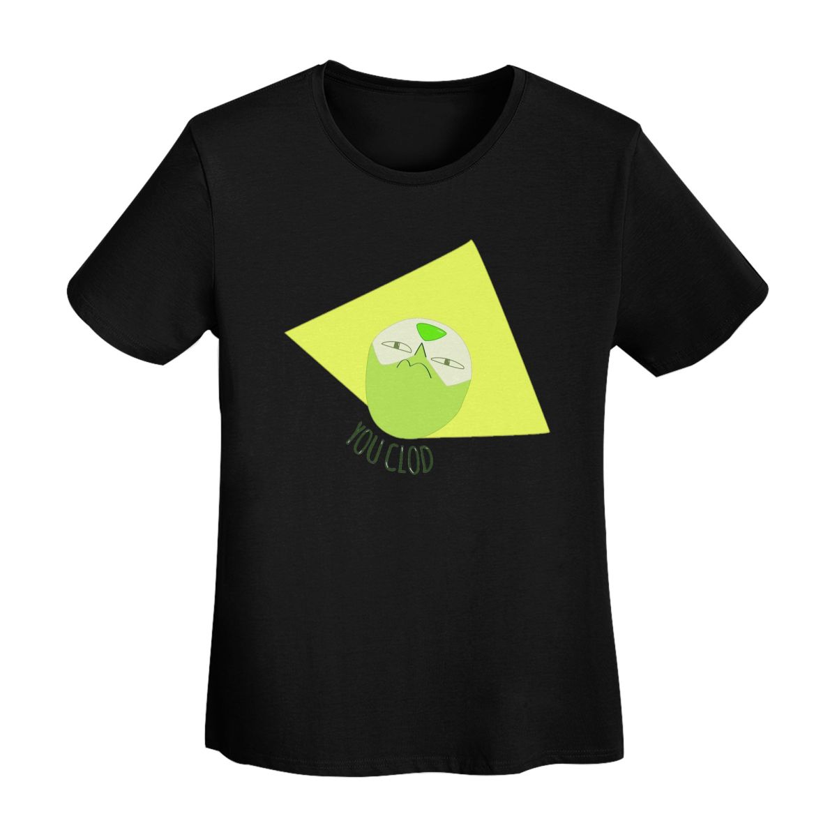 

You Clod Peridot Steven Universe TShirt WOMEN Short Sleeve T Shirts Round Neck Clothes Cotton Summer Tees Streetwear 2XL