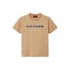 FW24 Pre Fall Collection Logo Letter Webbing Print Crew Neck Short Sleeved T Shirt Women's Beige 787299-XJGNW-2293
