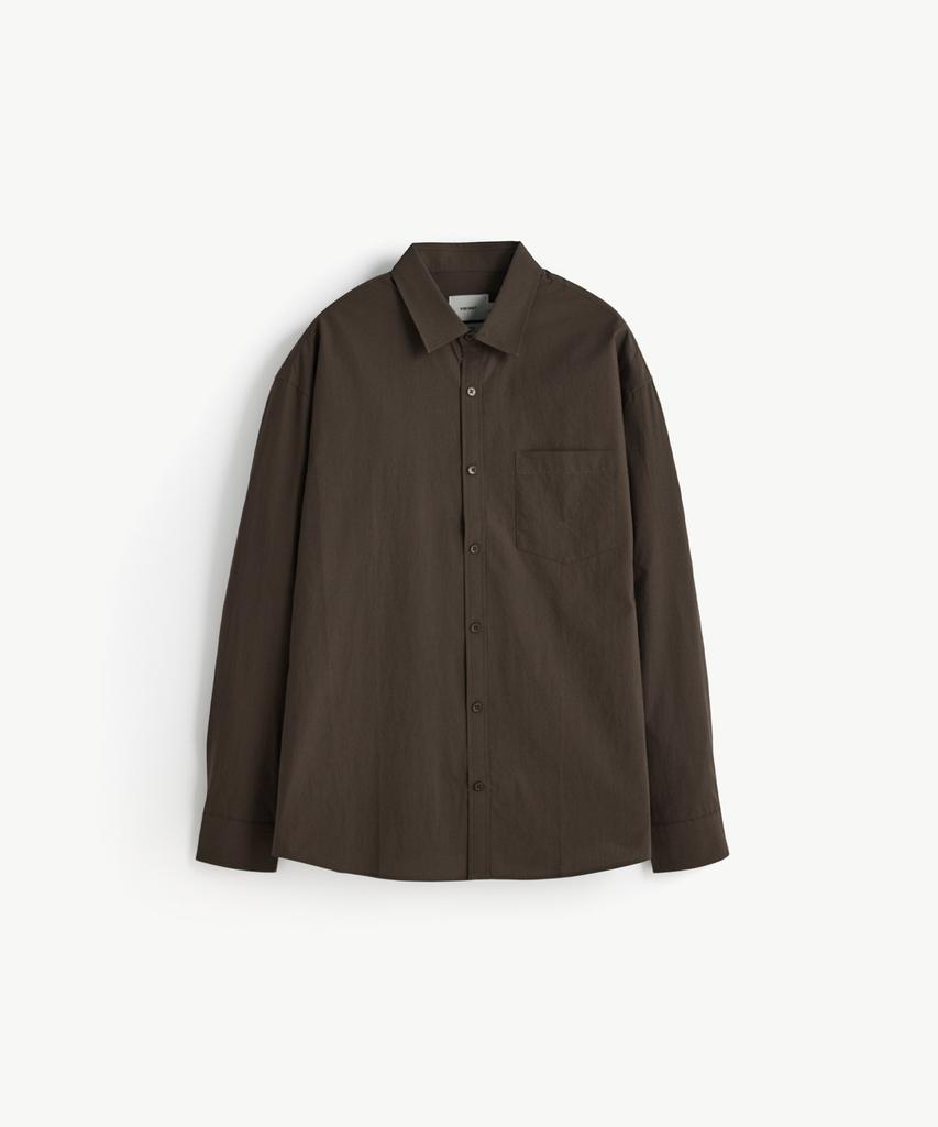 STCO Vibe Shift High-Density 100% Cotton Bio-Washed Shirt_Brown (Semi-Oversized Fit)_Ldsxa64Osh