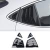For Toyota Camry 2025 2026 Bright Black Vent Window Scoop Louver Cover Trim