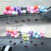 1 stücke Auto Dekoration Zubehör Kunststoff Faser Material Kreative Auto-Dashboard Cartoon Ballon Geschenk