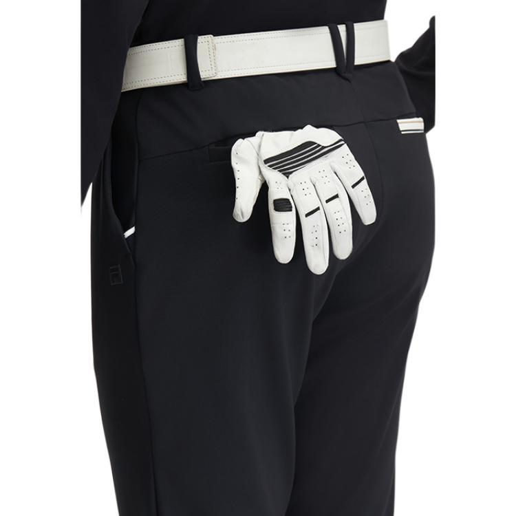 Fila Golf Solid Color Zip Knit Sports Pants Men Pants Legendary-Blue A11M445602F-NV