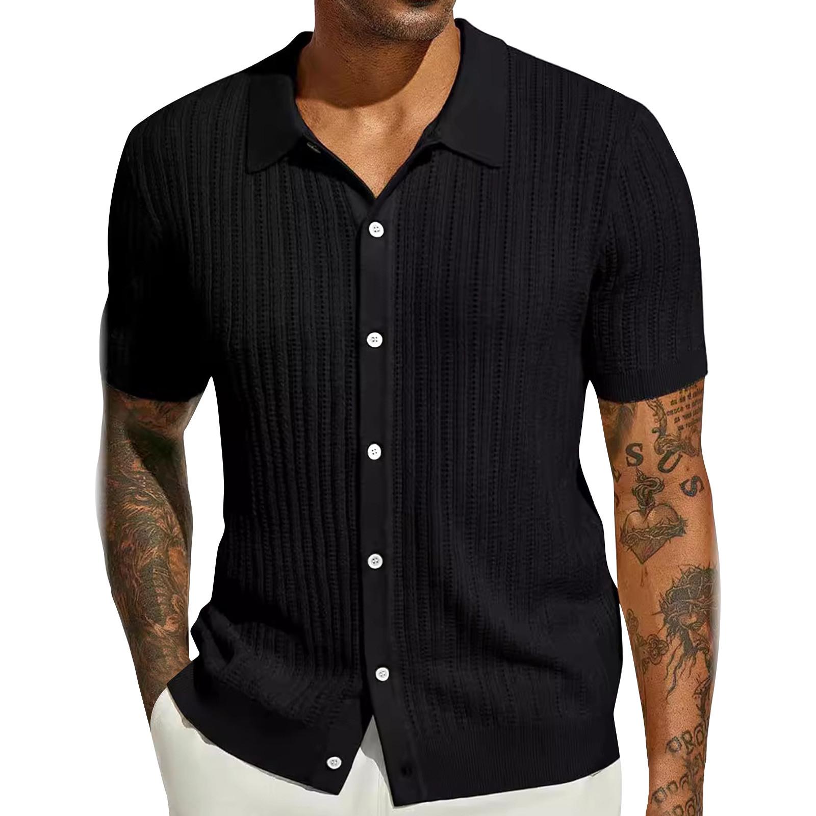 

Мужская и зимняя европейская и американская мужская футболка с длинным рукавом и воротником XL чёрный