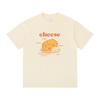 Unisex Retro Cupcake Käse Grafik T-Shirt - Japanische Lockere Passform, Kurzarm, Sommer 2024 Trend