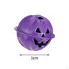 Festive Pumpkin Shaped Jingle Bells for DIY Crafts and Celebrations