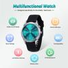 BERNY Vibration Hidden OLED Vibration Configurable Specially Designed for Elderly and Hearing Impaired People Water Resistant to 3 Blue Watch, Watch,