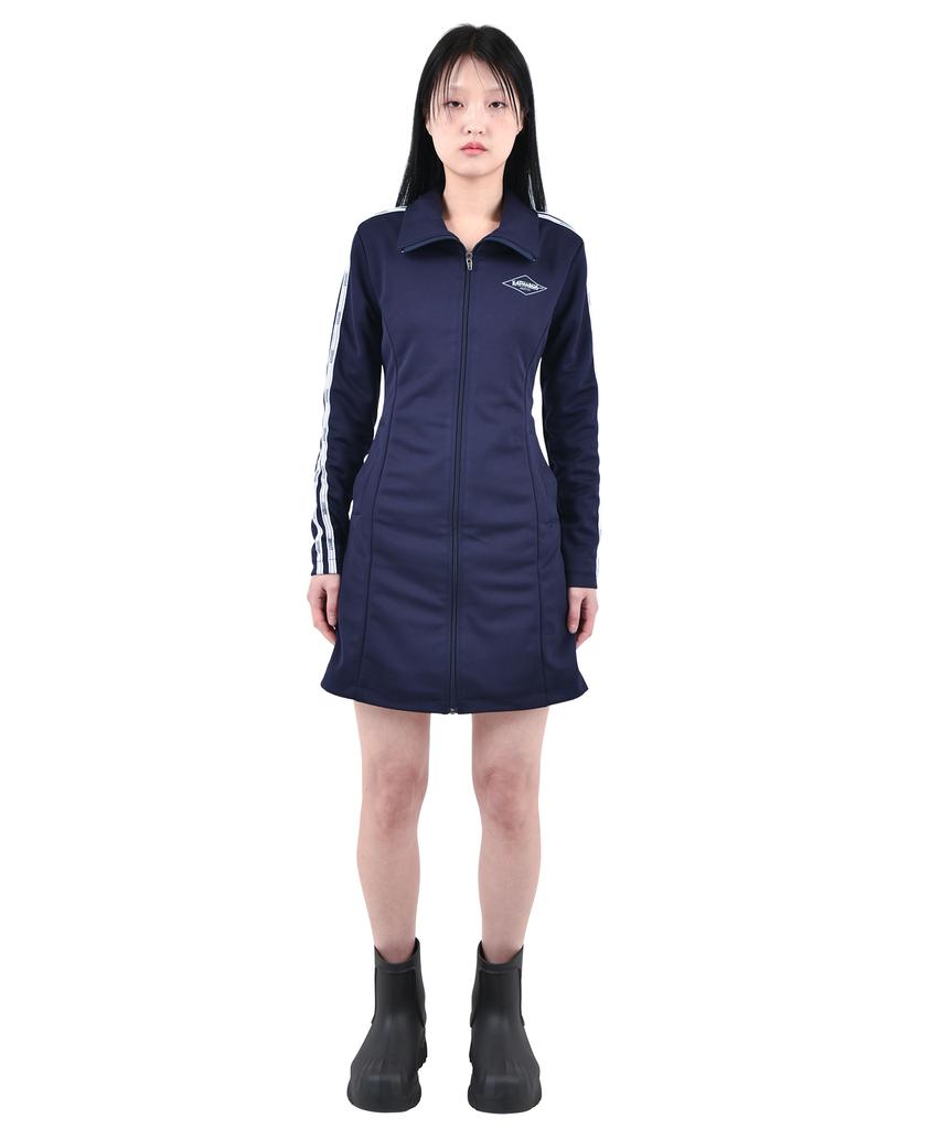 Catharsis Sporty Track Jersey One-Piece Navy S M