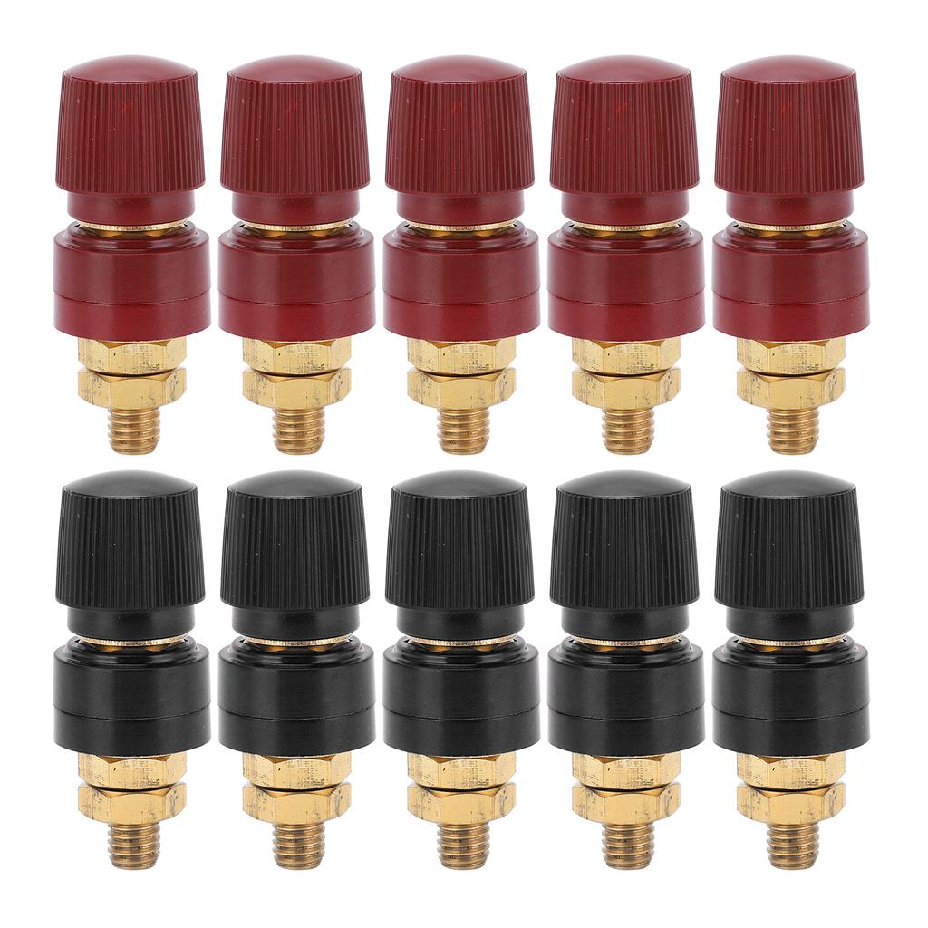 5Pairs Banana Socket Pure Copper M8 Nice Transmission Good Performance Corrosion Resistance