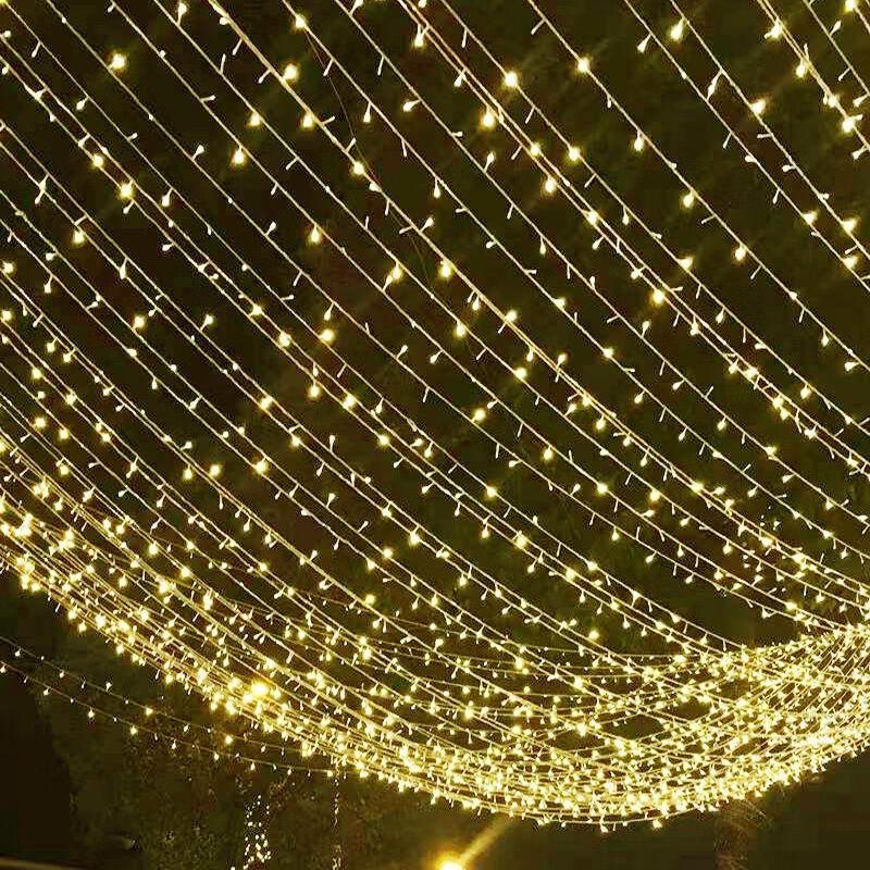 HEIXIE Waterproof LED Twinkle Festival String Lights, 50m