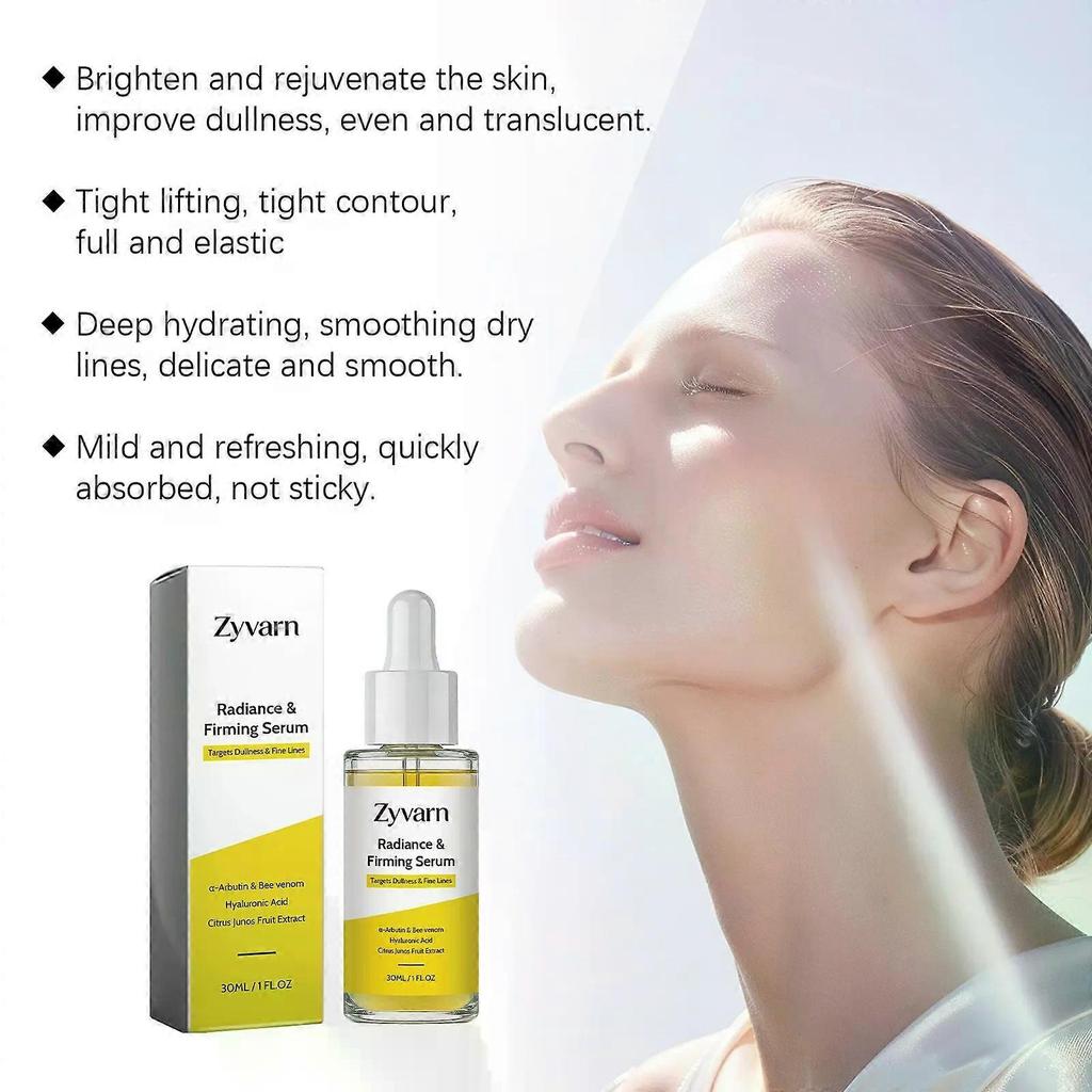 Brightening Serum with a-Arbutin & Bee Venom & Hyaluronic Acid, Overnight Dark Spot Corrector for Face, Hyperpigmentation & Radiant Skin Night Serum